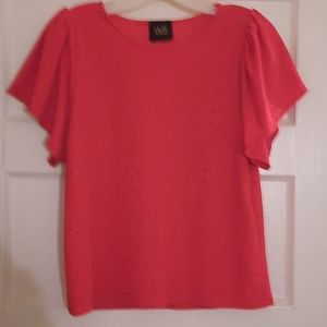 W5 flutter sleeve top